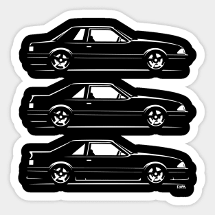 Fox Body Mustangs Sticker